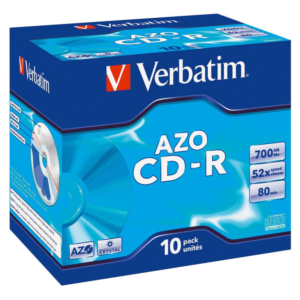 CD-R Verbatim - 80mn - 700 mo - boite de 10