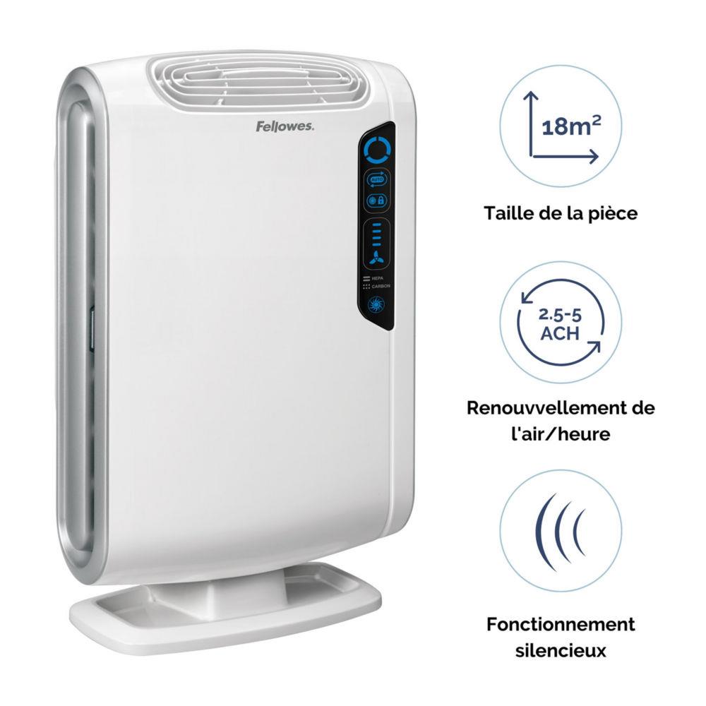 Purificateur d'air Fellowes AeraMax DX55 pour pice 18 - 28 m2