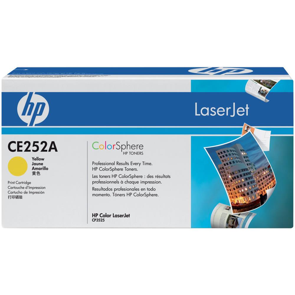 Cartouches de toner - Hp 504a toner laserjet jaune authentique