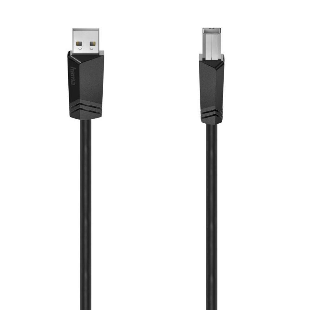 Hama 00200602 cble usb usb 2.0 1,5 m usb a usb b noir
