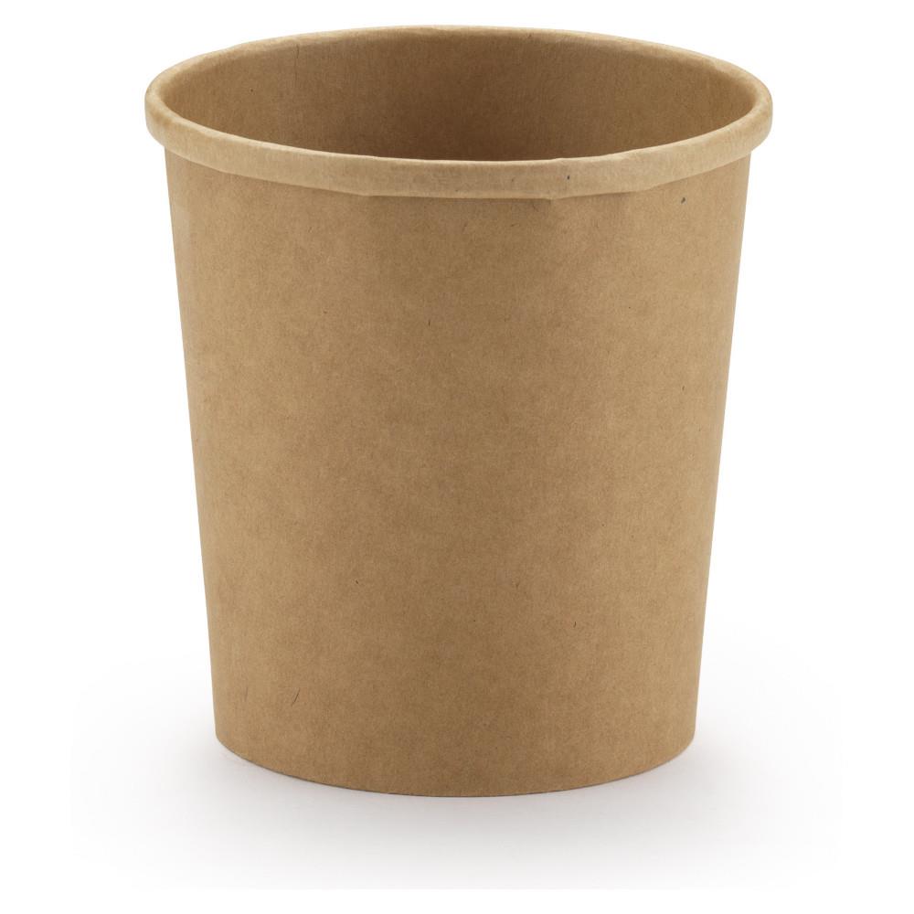 Pot en carton 48cl kraft brun - lot de 25