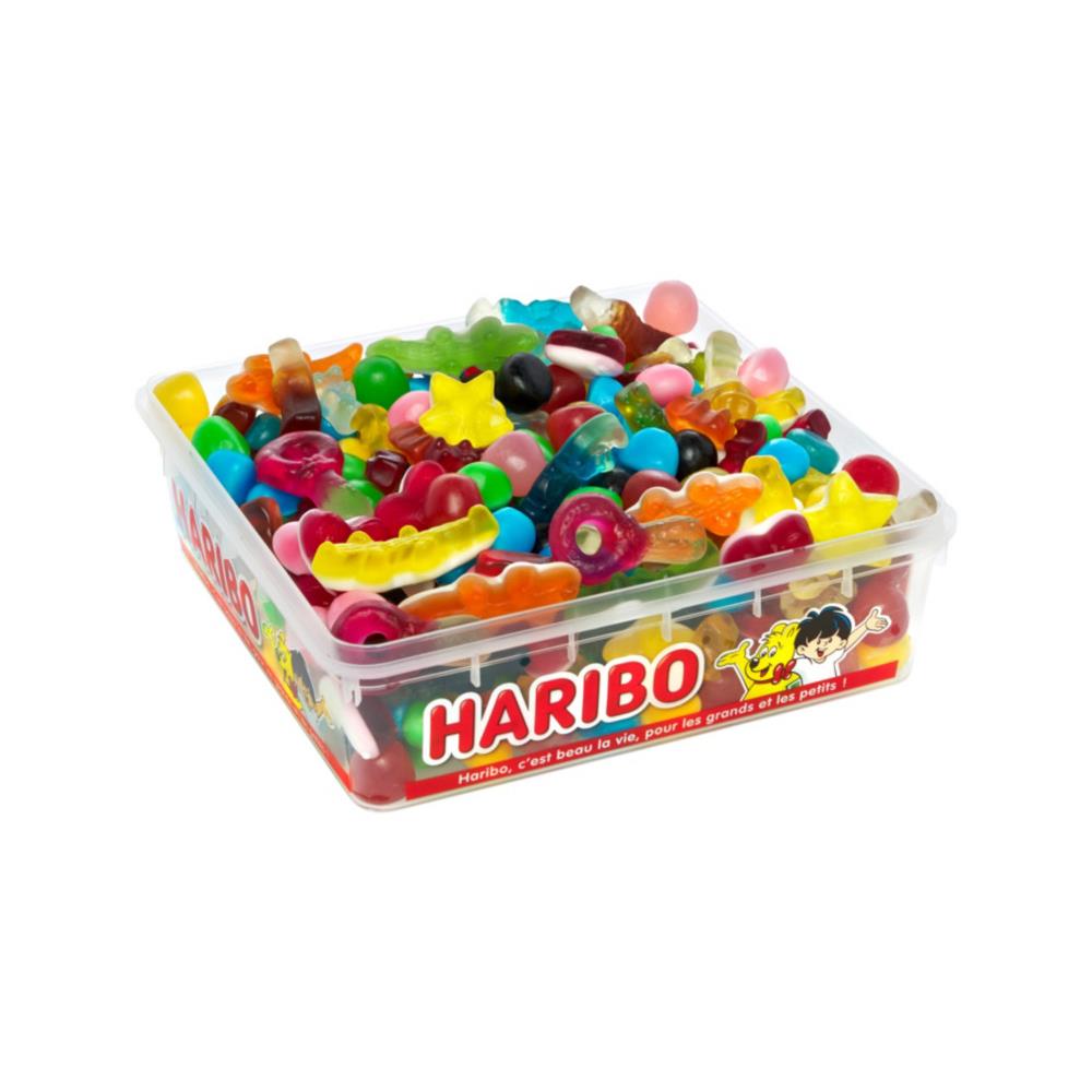 Assortiment de bonbons haribo Happy Life - parfums fruits - bote de 700g