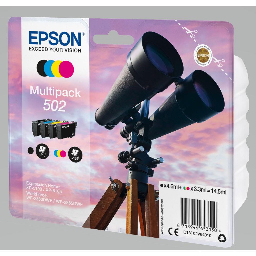 Cartouches pour imprimantes - Epson multipack 4-colours 502 ink
