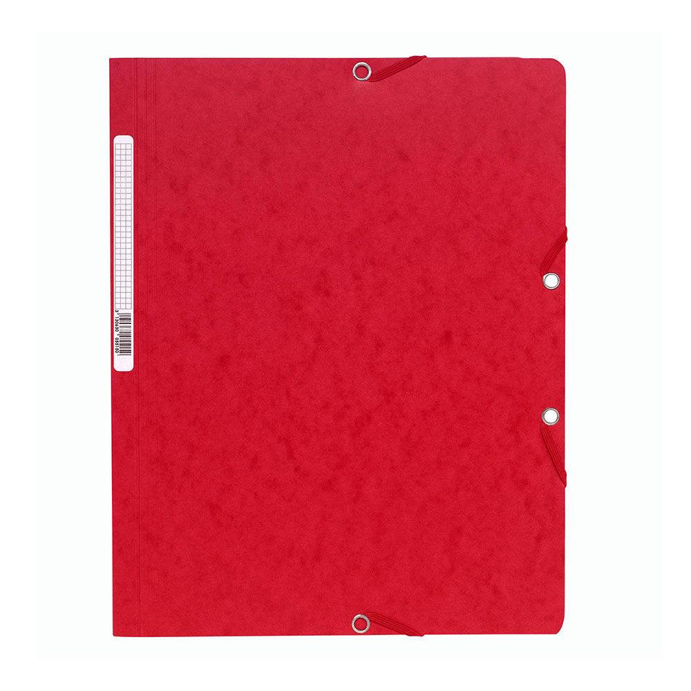 Chemise Exacompta Nature Future A4  fermeture lastique sans rabat - 250 feuilles - 240 x 320 mm - carte - rouge