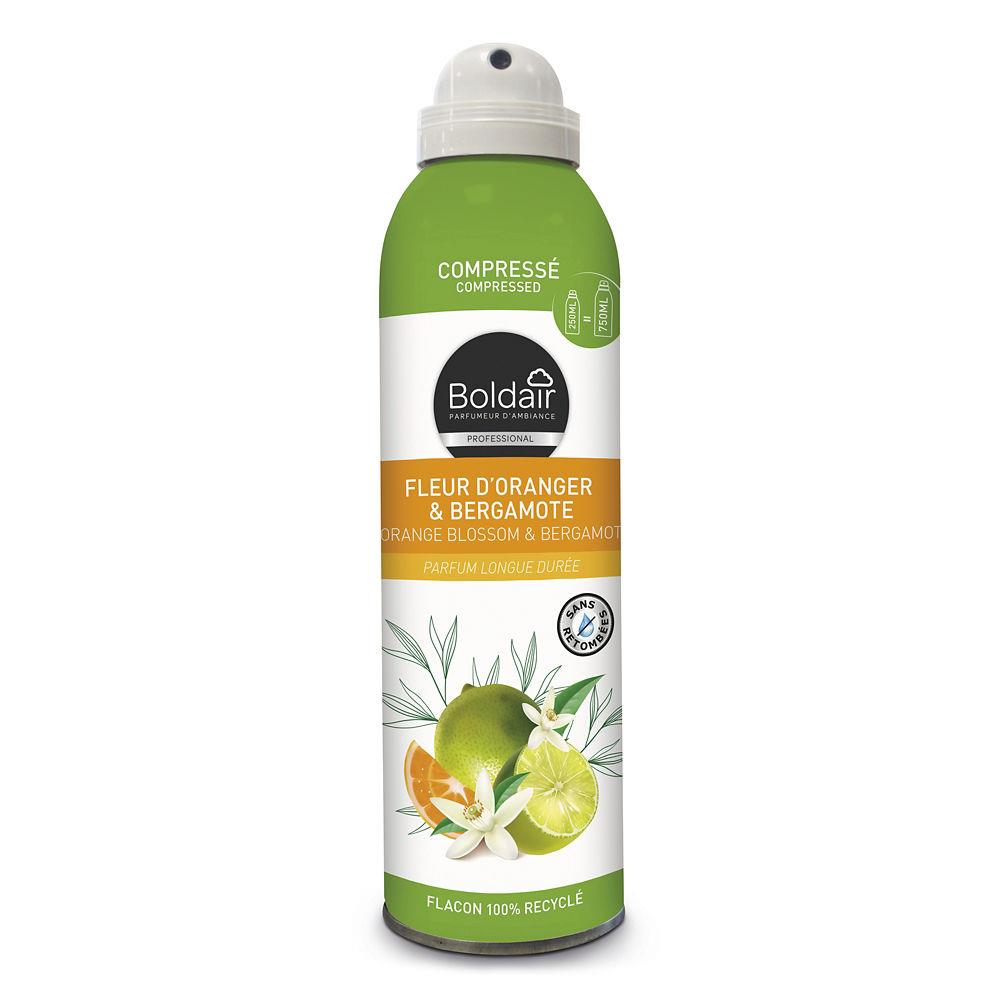 Dsodorisant compress Boldair - Fleur d'Oranger et Bergamote - 250 ml