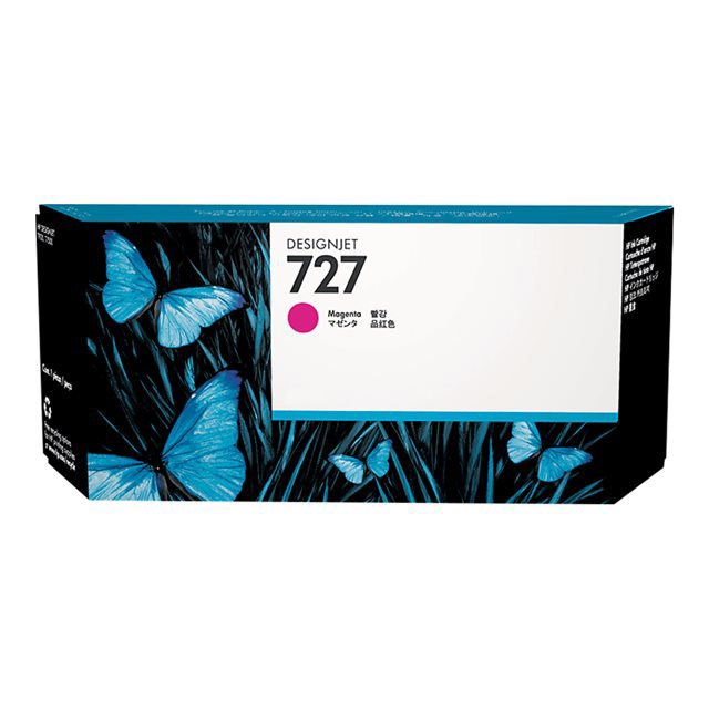 Hp 727 cartouche d'encre designjet magenta, 300 ml