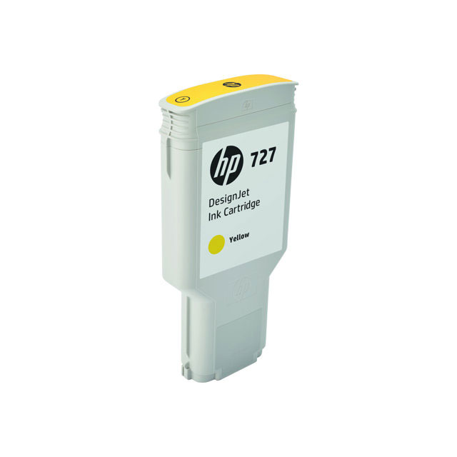 Hp 727 cartouche d'encre designjet jaune, 300 ml