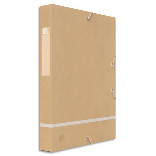 Bo�te de classement � �lastique Touareg - Dos 3.5 cm - coloris naturel