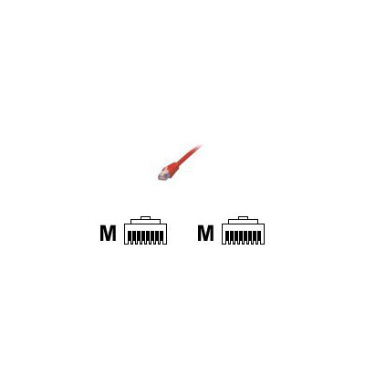 Mcl cable rj45 cat6 10.0 m red cble de rseau rouge 10 m f/utp (ftp)
