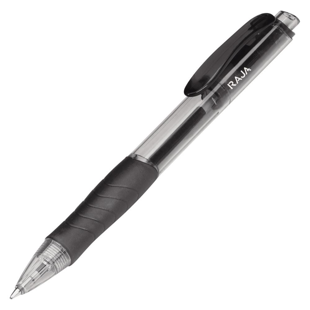 Stylo bille rtractable Icebreaker - avec grip - pointe fine 0,7 mm - noir