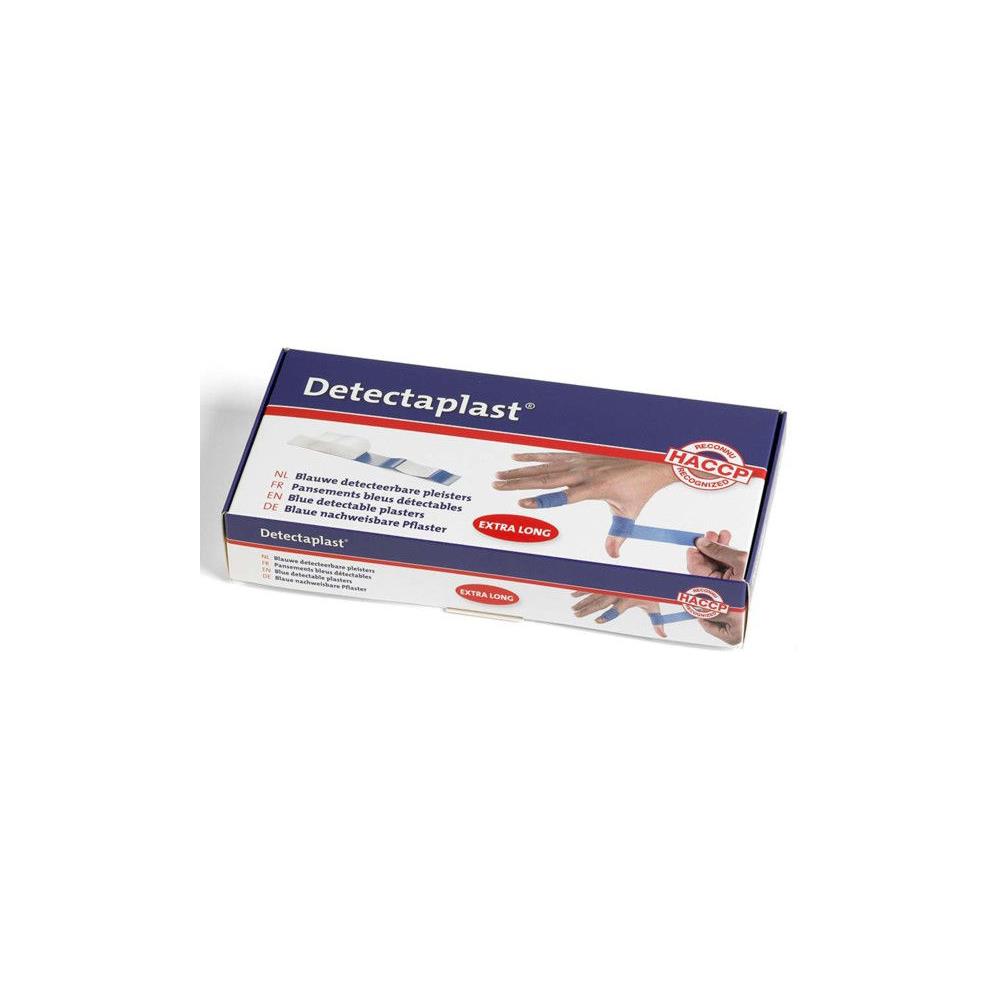 Pansements dtectables bleus - 120 x 20 mm - bote de 100