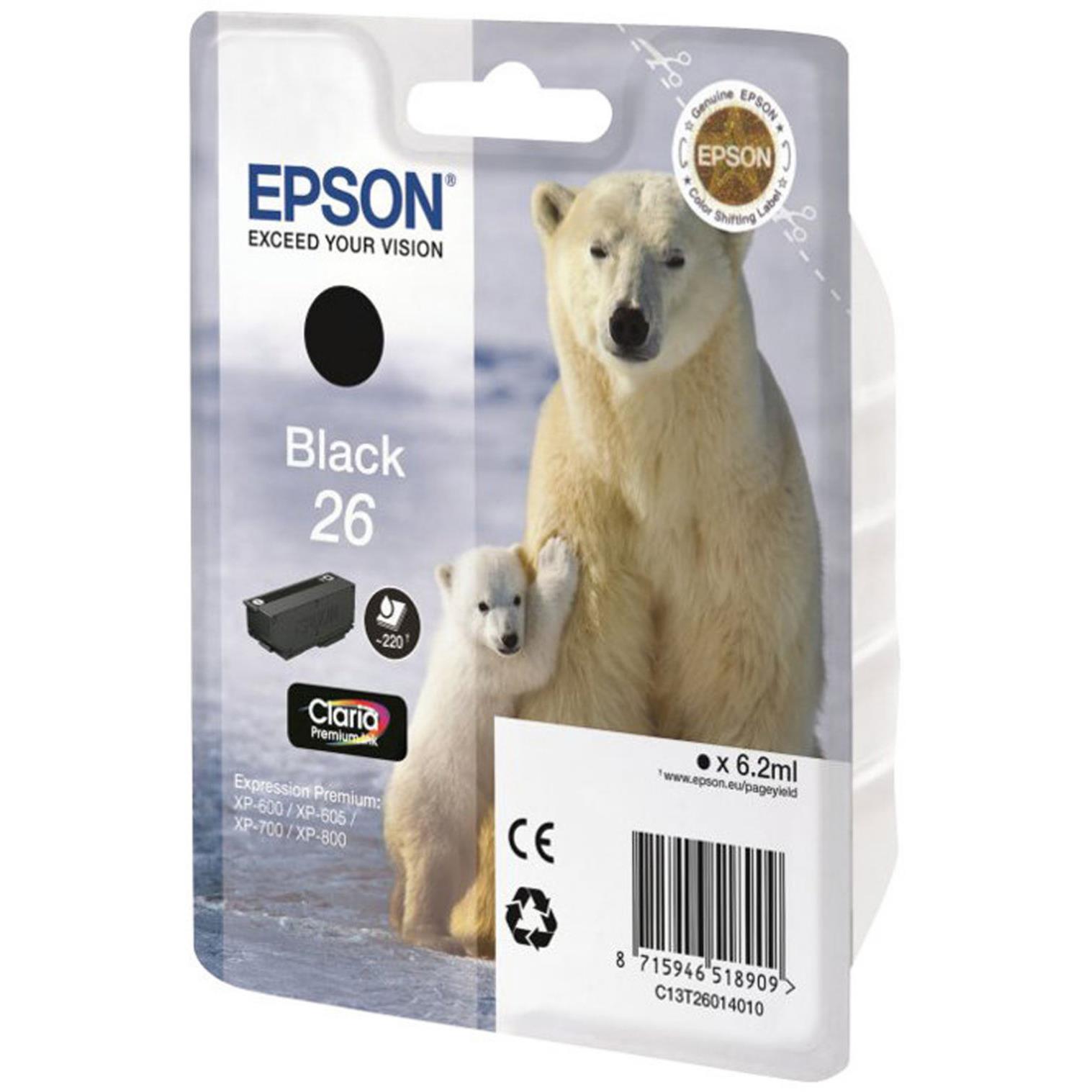 Cartouches pour imprimantes - Epson polar bear cartouche "ours polaire" - encre claria premium n
