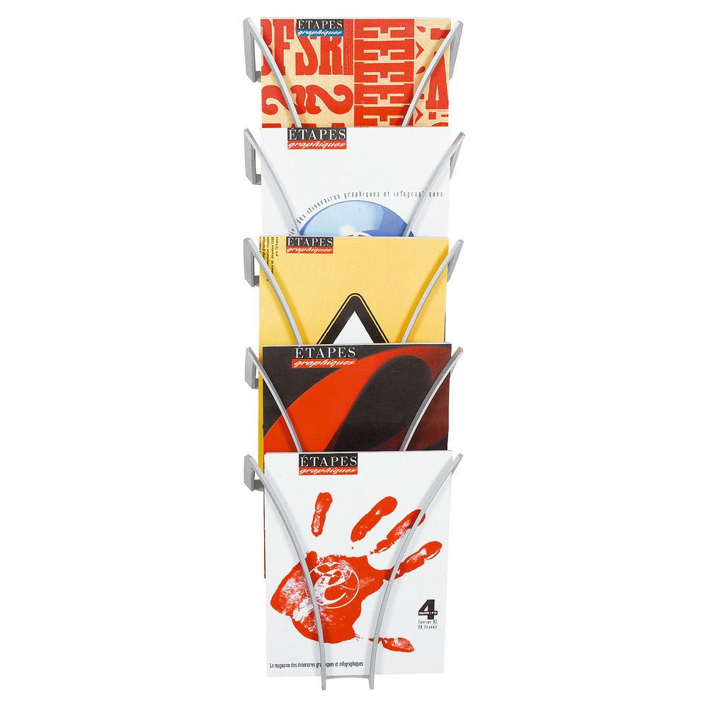 Prsentoir Filario - Mural - 5 cases - Alu