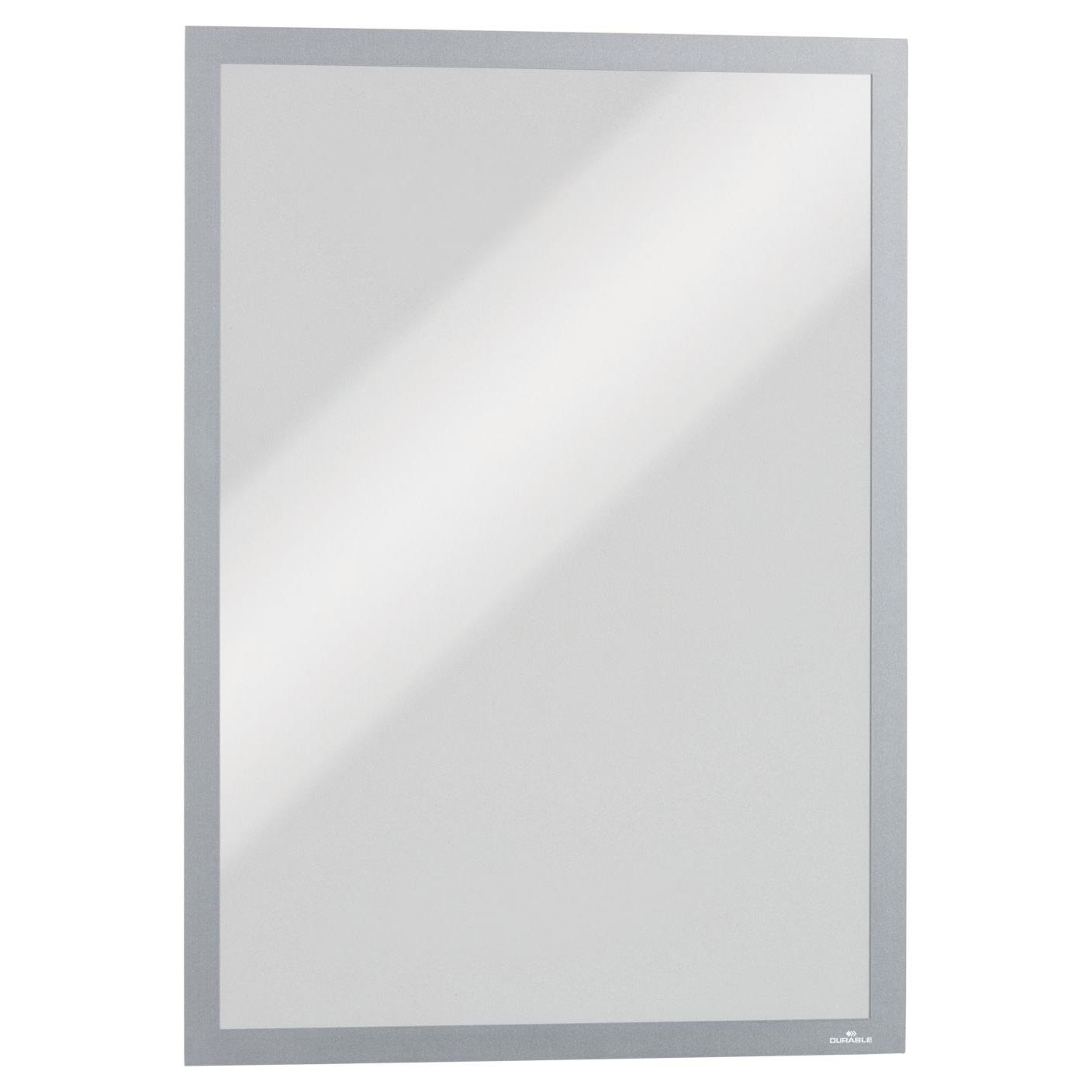 Cadres d'affichage magntique Duraframe - A3 - argent - lot de 5