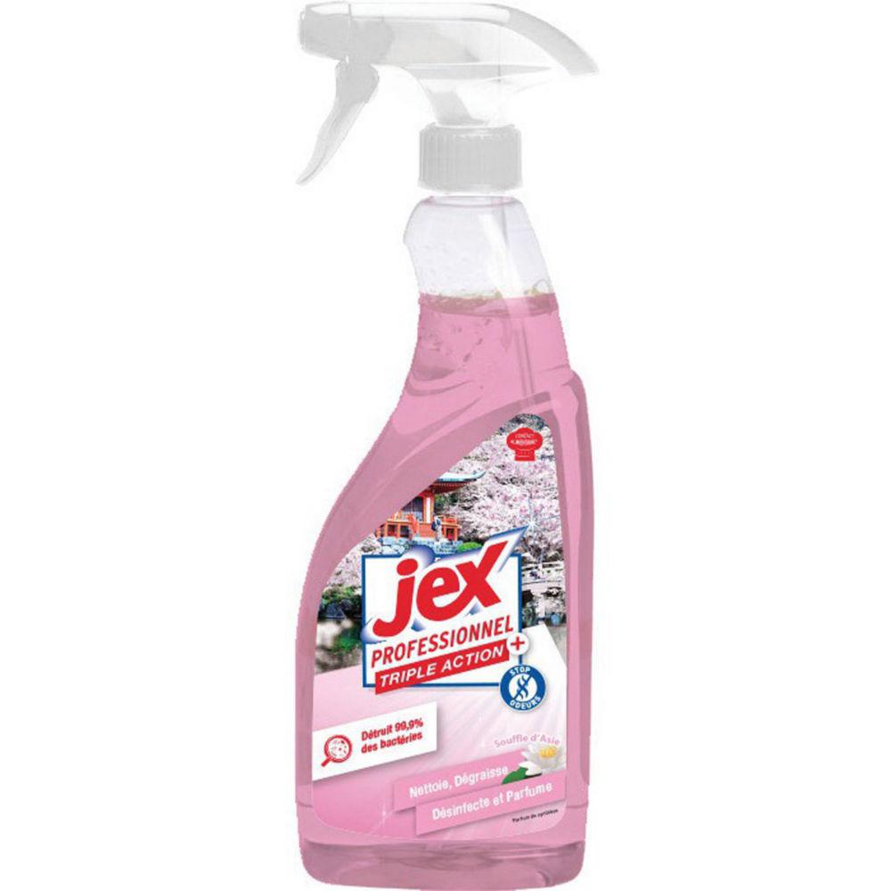 Spray multi-surfaces Jex Professionnel 4 en 1 - 750 ml - nettoie, dgraisse, dsinfecte - soufle d'Asie