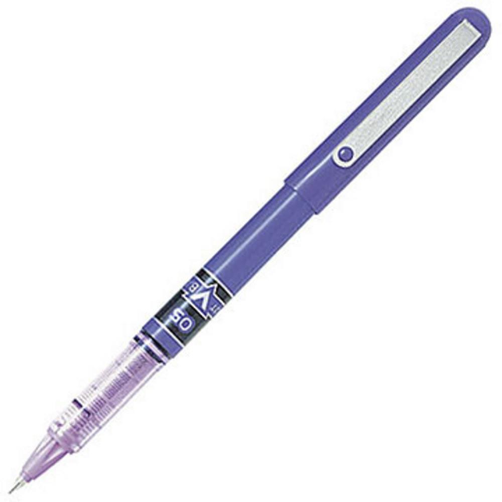 Stylo roller Pilot V-Ball 05 - pointe mtal 0.3 mm - encre liquide violet