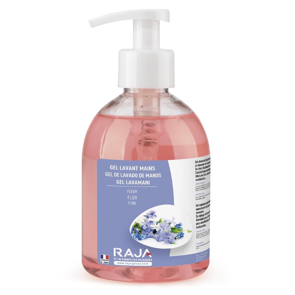 Crme lavante pour les mains Raja - parfum fleur - flacon-pompe de 300 ml
