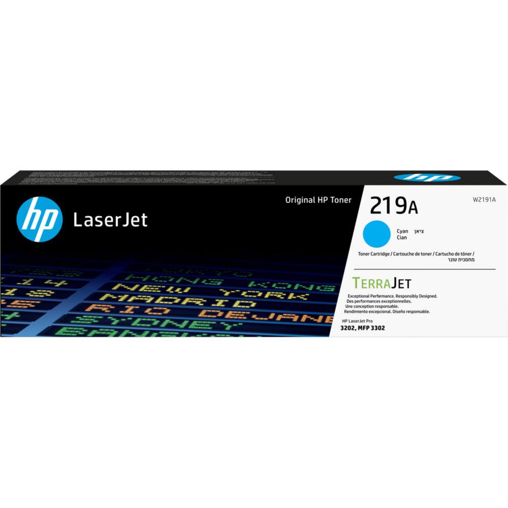 Cartouches de toner - Hp toner cyan laserjet authentique 219a