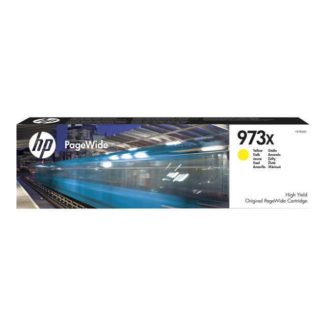 Cartouches pour imprimantes - Hp 973x cartouche pagewide jaune grande capacit authentique