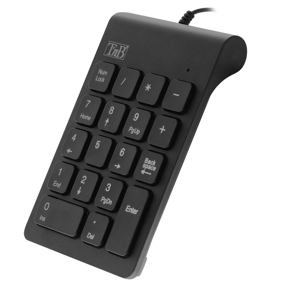 T'nb mpv1 clavier numrique ordinateur portable usb noir