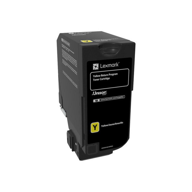 Cartouches de toner - Lexmark 74c20y0 cartouche de toner 1 pice(s) original jaune