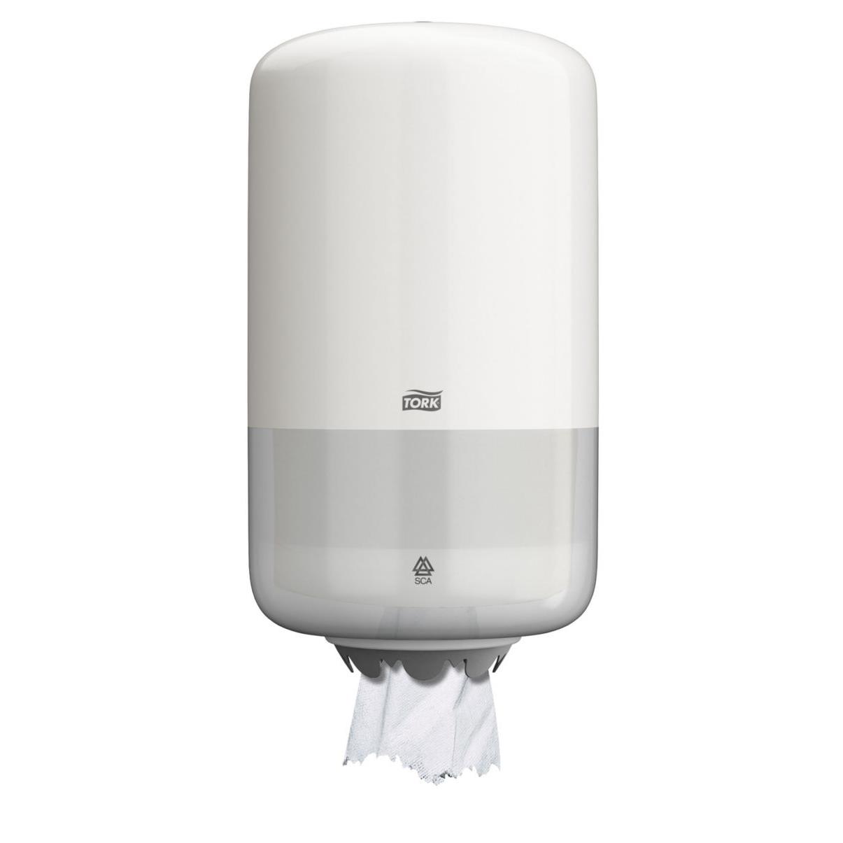 Distributeur d'essuie mains  dvidage central Tork M1 - pour mini bobines
