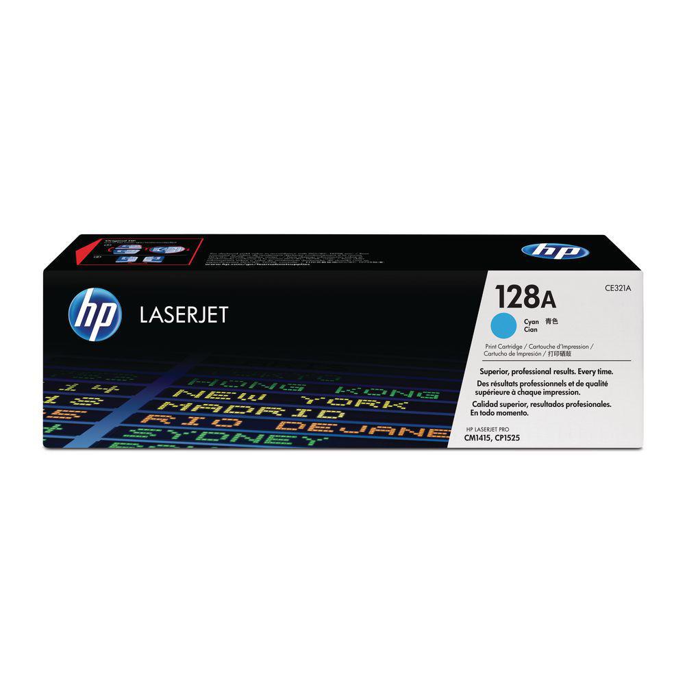 Cartouches de toner - Hp 128a toner laserjet cyan authentique