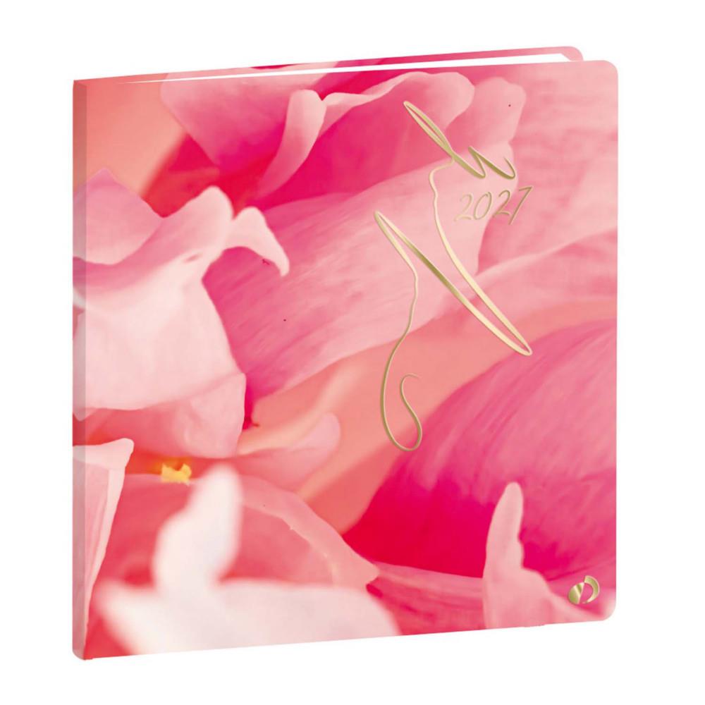 Agenda semainier Quo Vadis Ex�cutif Hypsy 16 x 16 cm - Motif P�tales - Janvier � D�cembre 2027