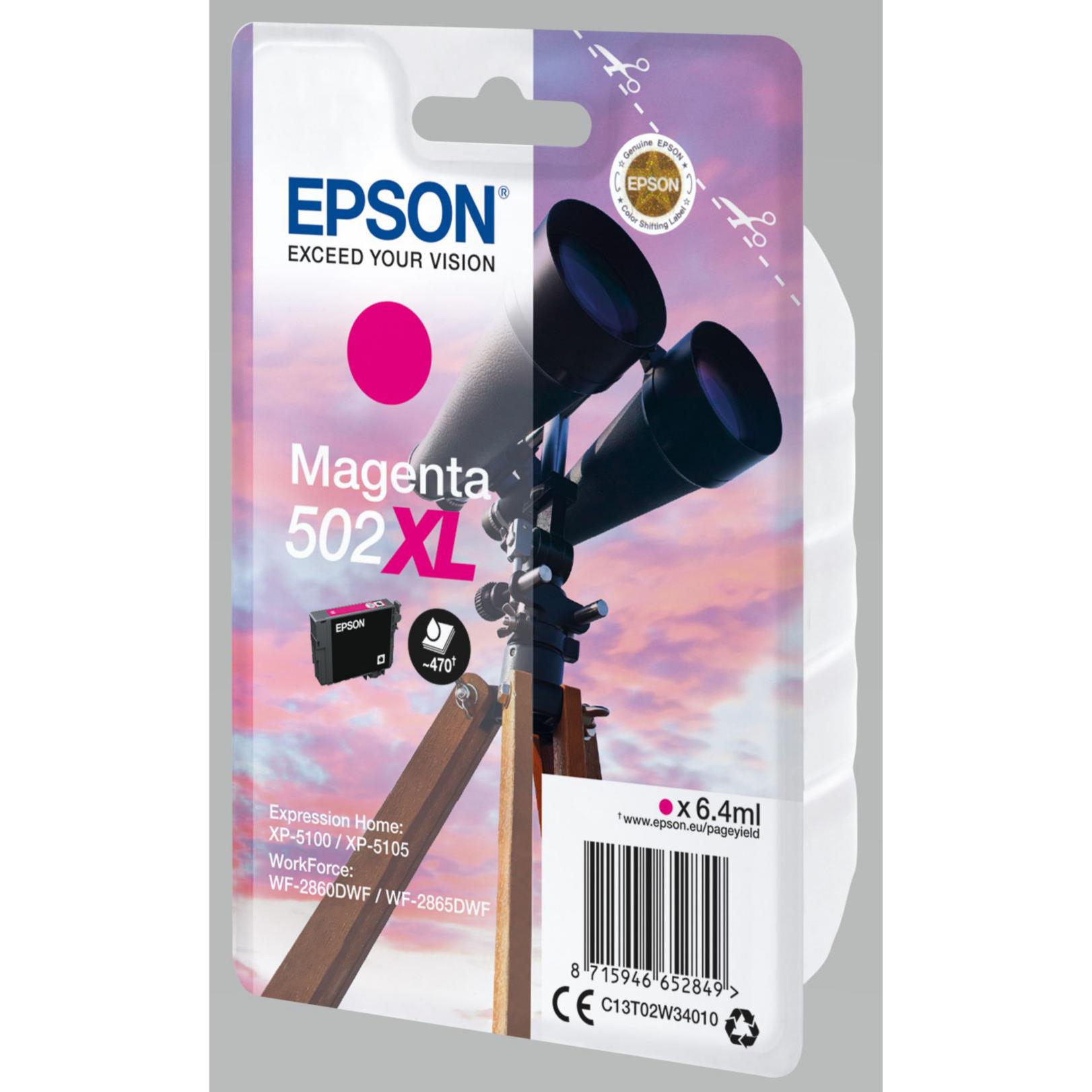 Cartouches pour imprimantes - Epson singlepack magenta 502xl ink
