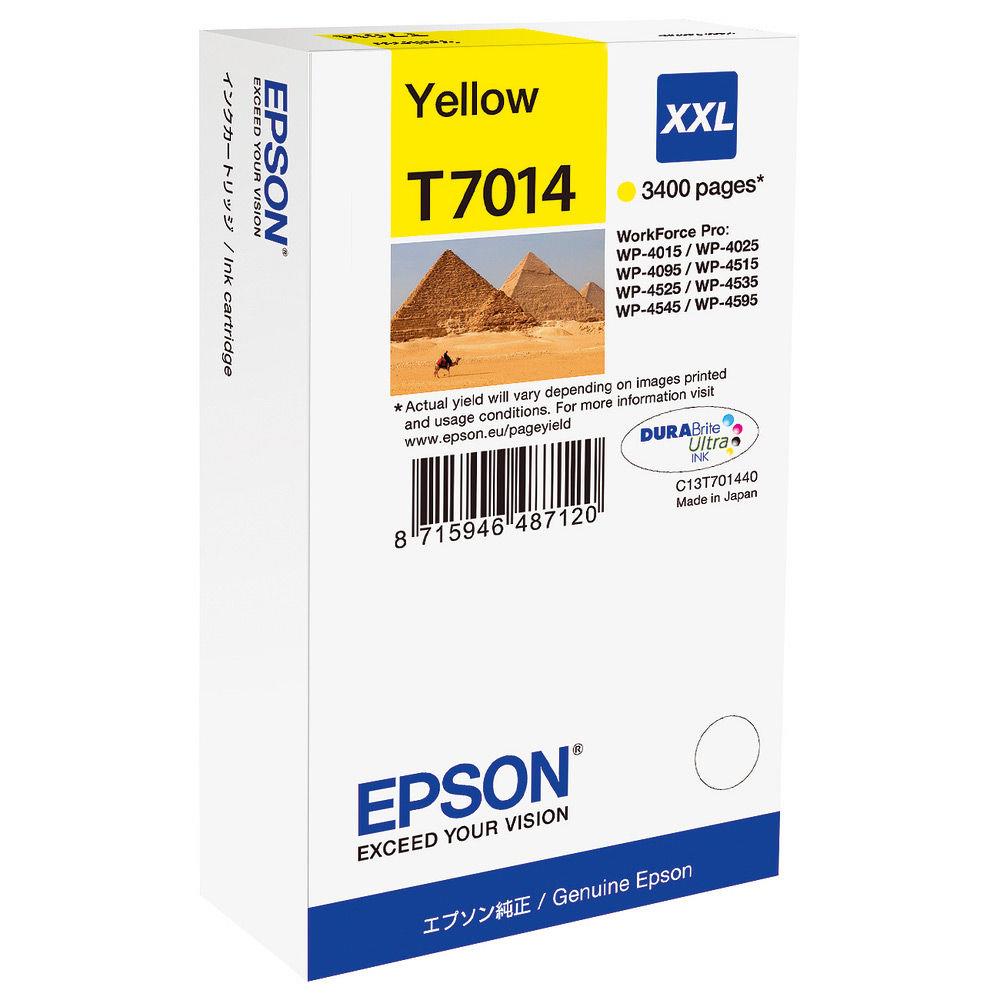 Cartouches pour imprimantes - Epson encre jaune xxl (3 400 p)