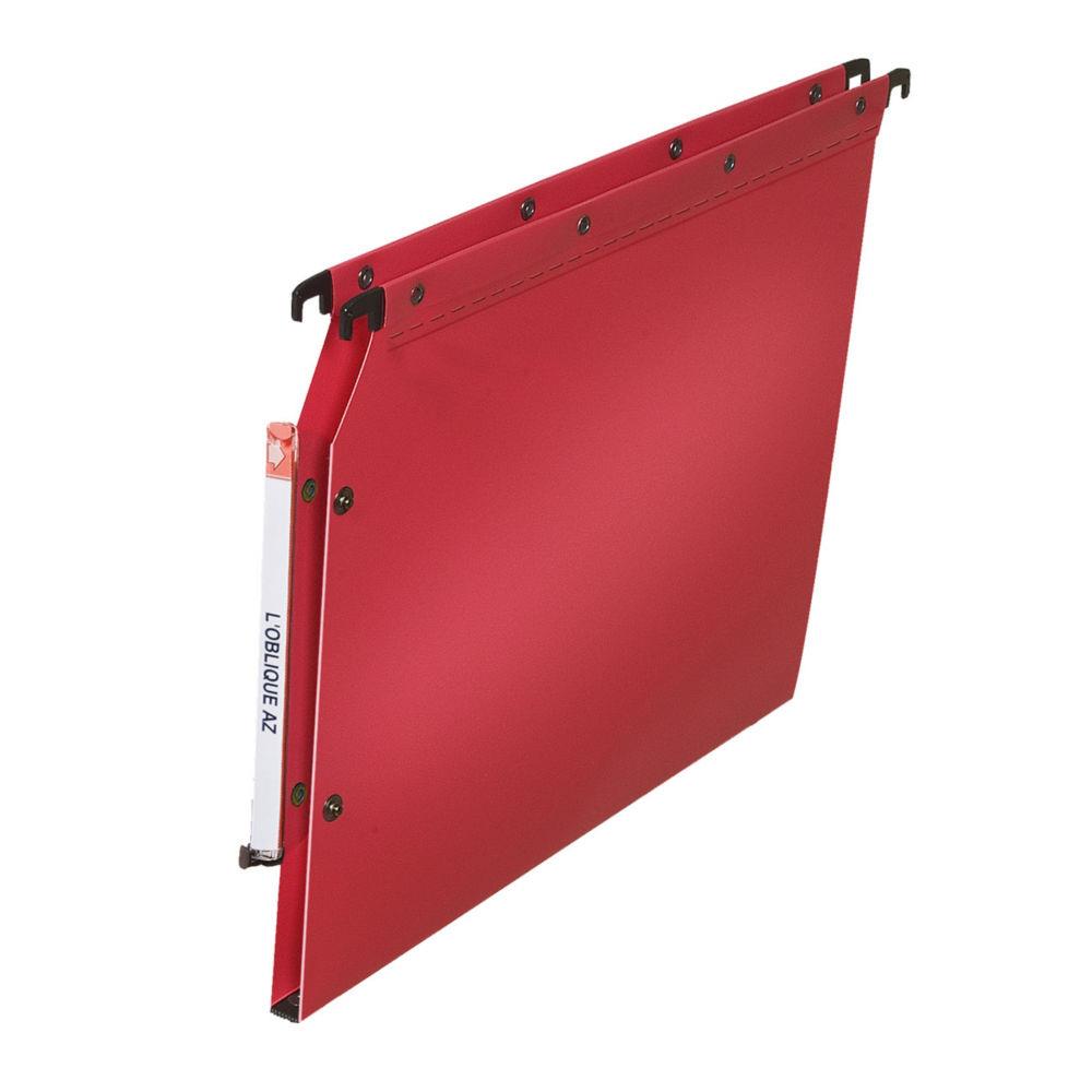Dossiers polypropylne - dos 15 mm - pour armoire - corail - lot de 10