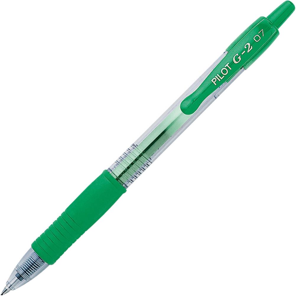Stylo bille Pilot G2 - pointe moyenne rtractable - vert