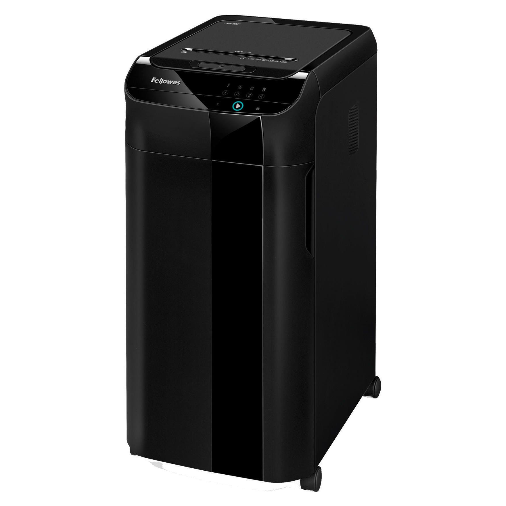 Fellowes automax 350c destructeur de papier destruction croise 60 db 23 cm noir