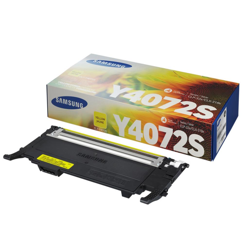 Cartouches de toner - Samsung clt-y4072s toner jaune authentique