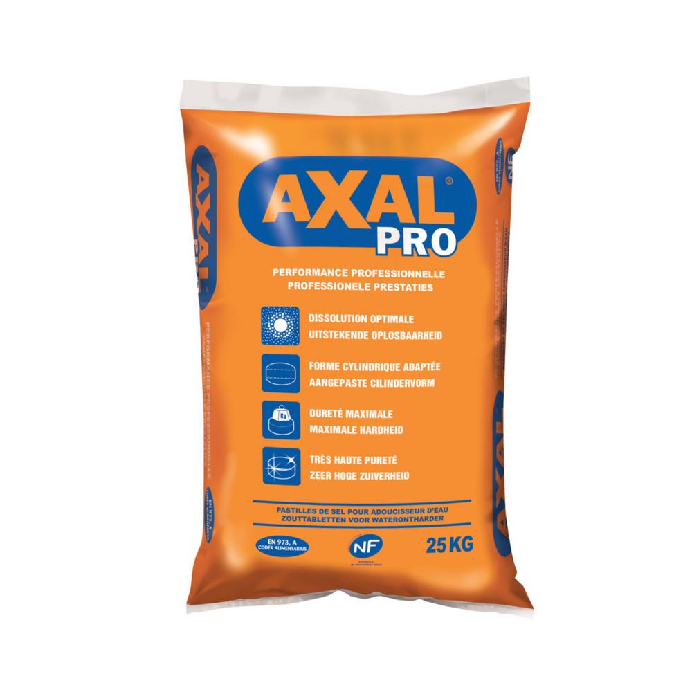 Sel adoucisseur Axal d'eau en pastille - Sac de 25 kg