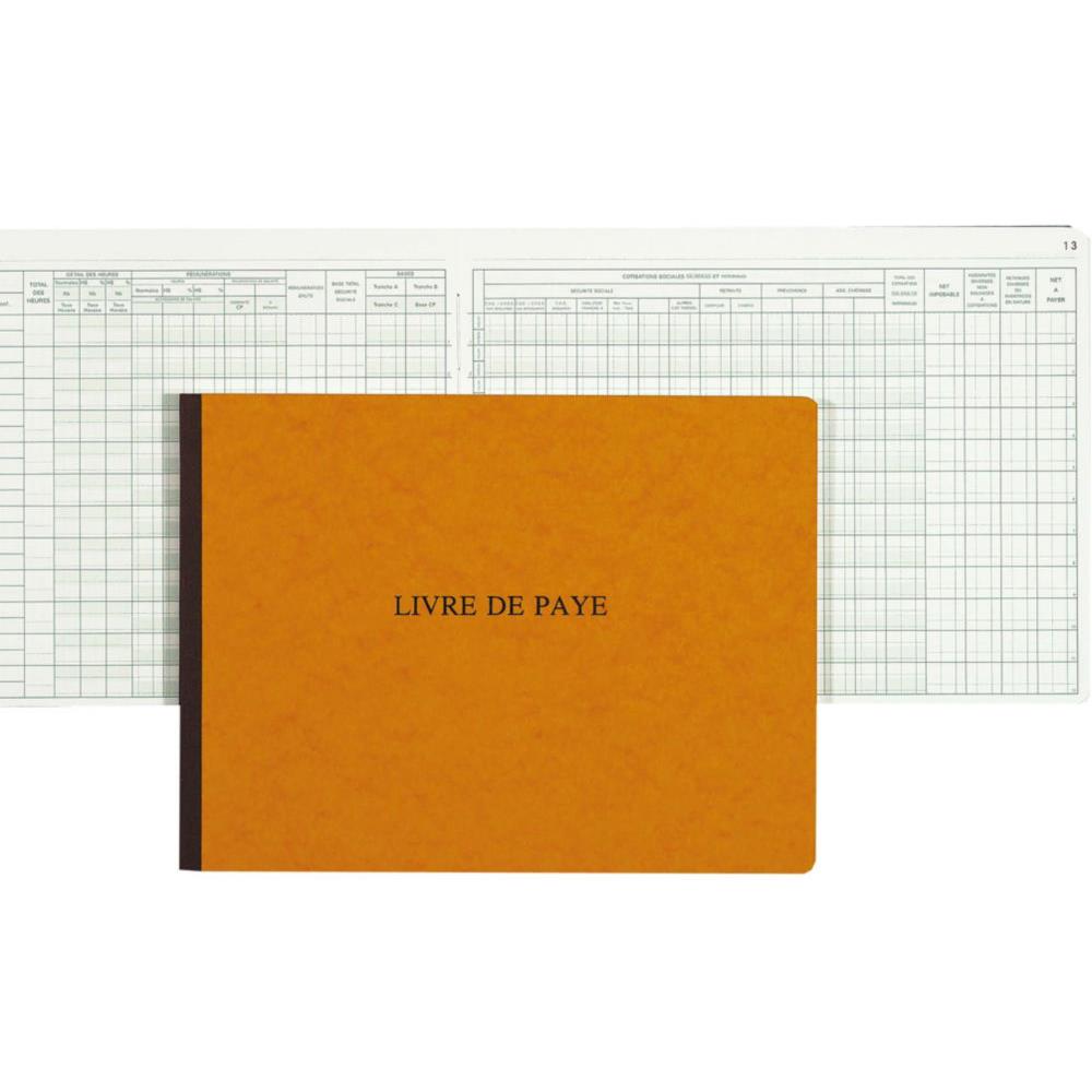 Livre de paye - 32 x 24 cm - 52 pages