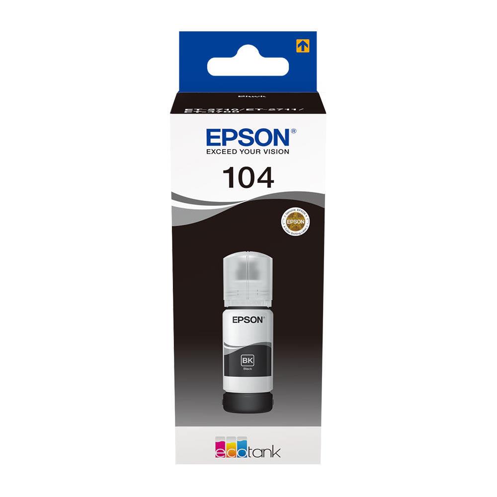 Recharges d'encre pour imprimante - Epson 104 ecotank black ink bottle