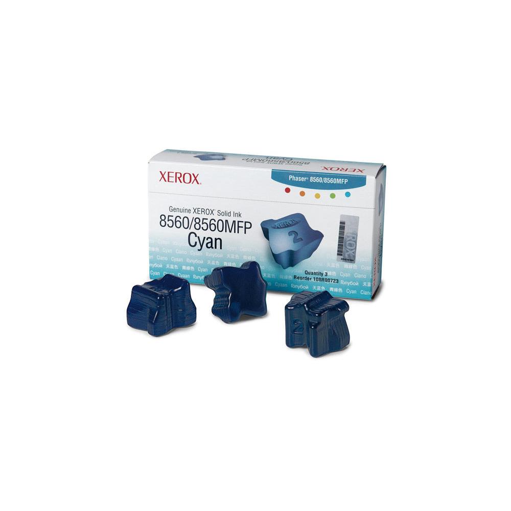 Encre solide Xerox - Phaser 8560MFP - cyan - paquet de 3