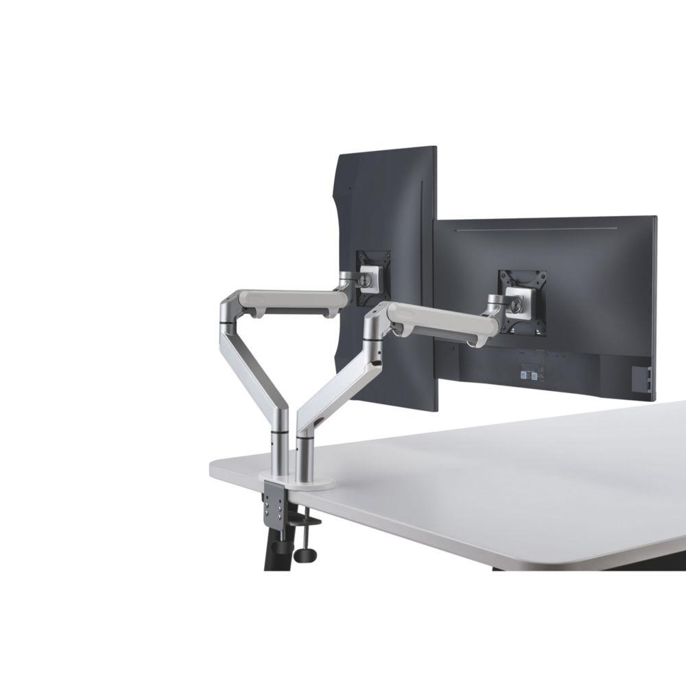 Bras porte-cran articul double Jamy Alba - blanc