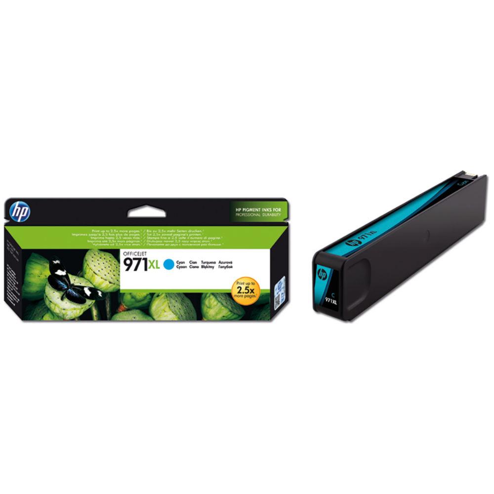 Cartouches pour imprimantes - Hp 971xl cartouche d'encre cyan grande capacit authentique