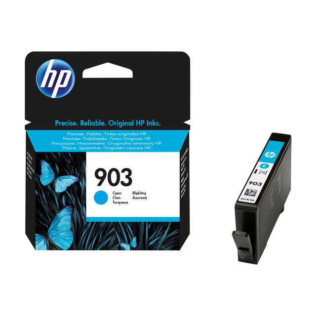 Cartouches pour imprimantes - Hp 903 cartouche d'encre cyan authentique