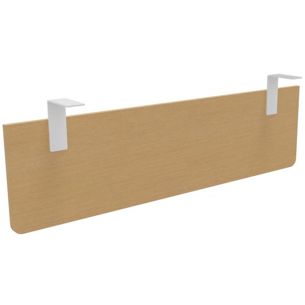 Voile de fond Triomphe , E-Link m�lamin� H�tre - Pour bureau L 140 cm fixation blanche