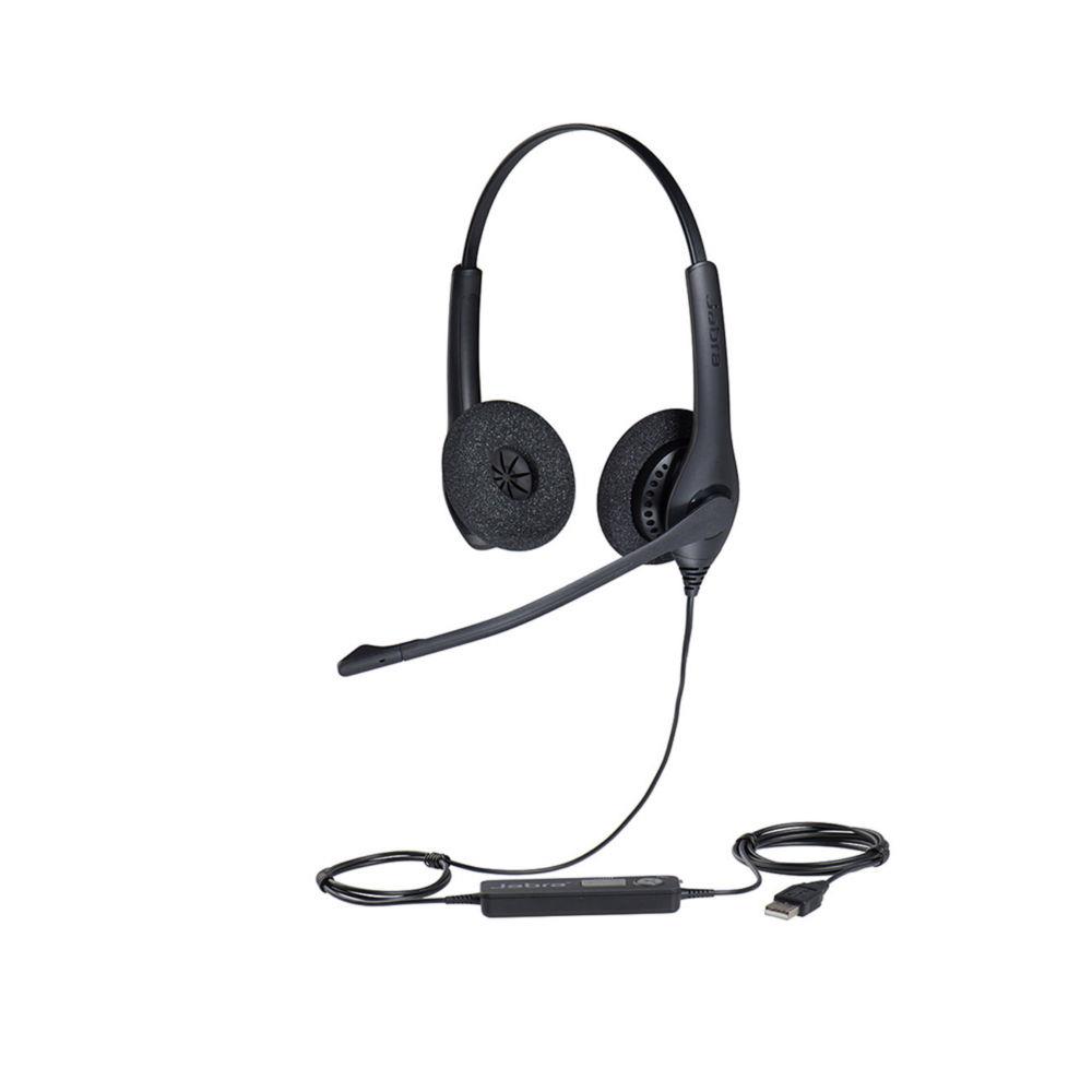Casque filaire Jabra QD - Biz 1500 Duo - Noir