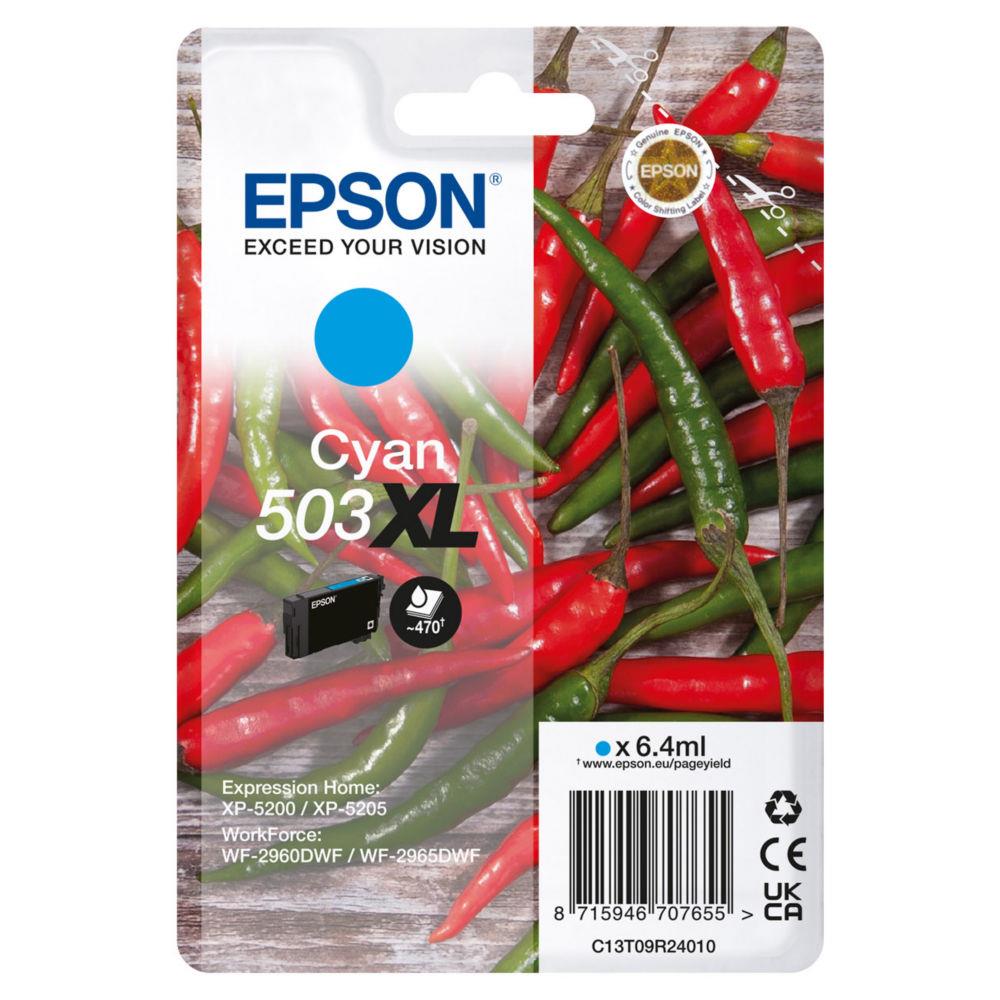 Cartouches pour imprimantes - Epson 503xl cartouche d'encre 1 pice(s) original rendement lev (xl) cyan