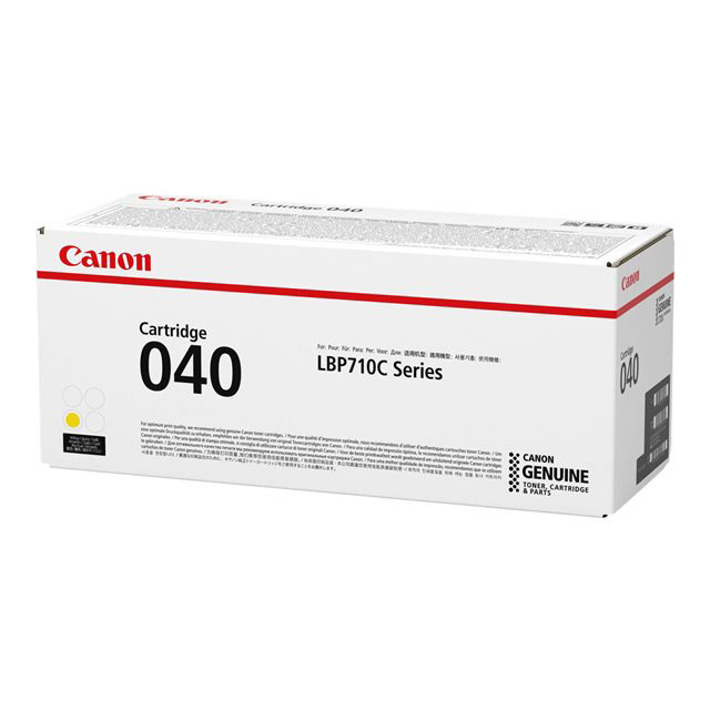 Cartouches de toner - Canon 040 cartouche de toner 1 pice(s) original jaune