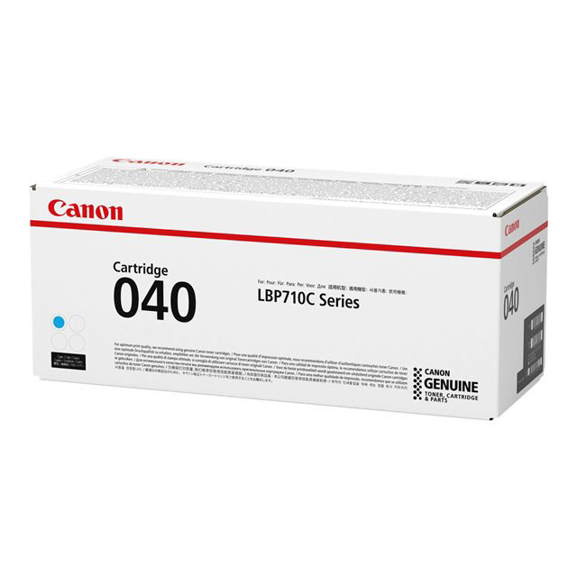 Cartouches de toner - Canon 040 cartouche de toner 1 pice(s) original cyan