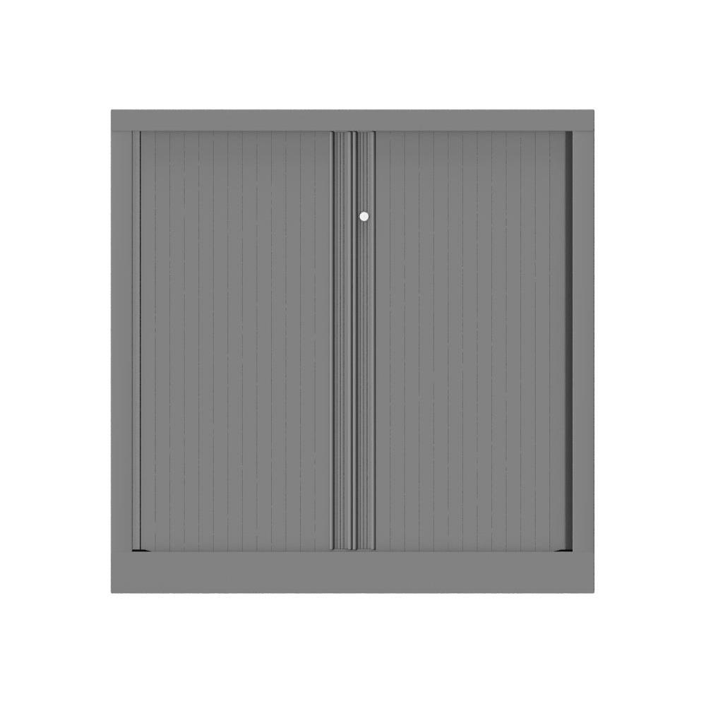 Armoire  rideaux mtallique Confort+ Ht 100 x L.100 cm - corps Aluminium rideaux Aluminium