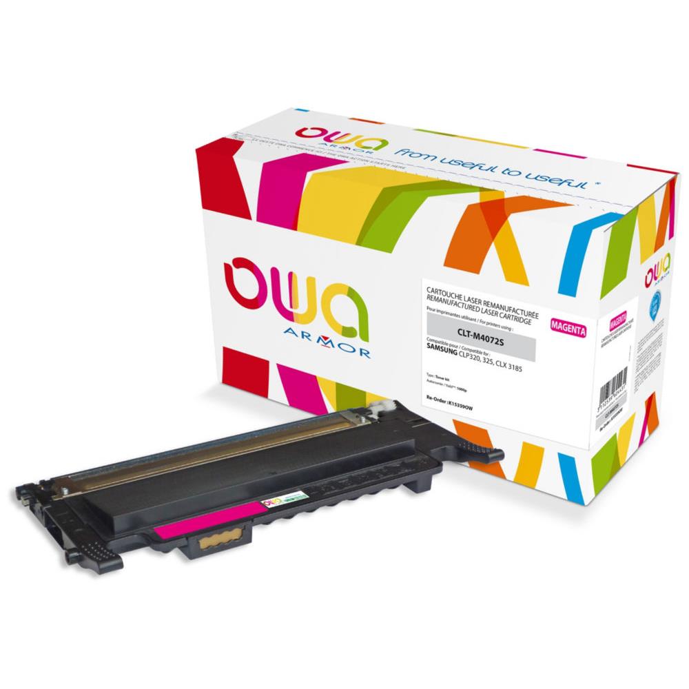 Cartouches de toner - Armor k15359ow cartouche de toner 1 pice(s) compatible magenta
