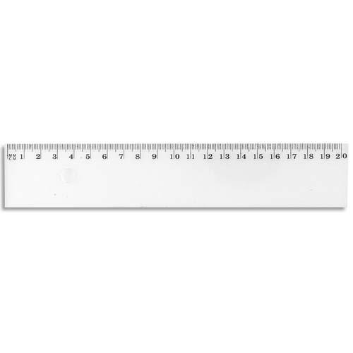 Rgle plate 20 cm