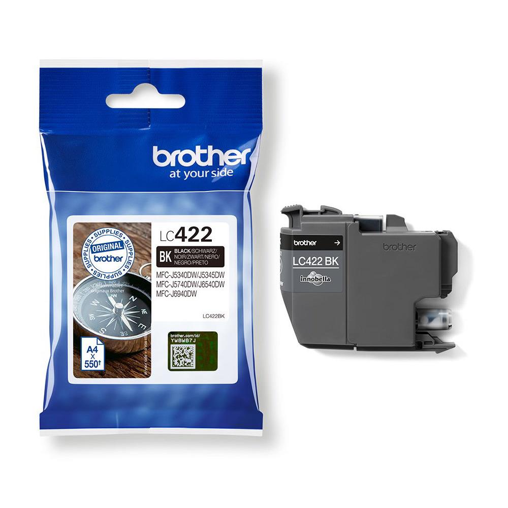 Cartouches pour imprimantes - Brother lc422bk cartouche d'encre originale - noir